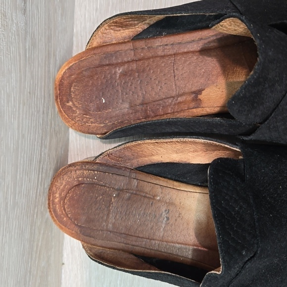 Free People Women At ease Leather Mule Slide shoes sz 40/9 - Picture 6 of 16